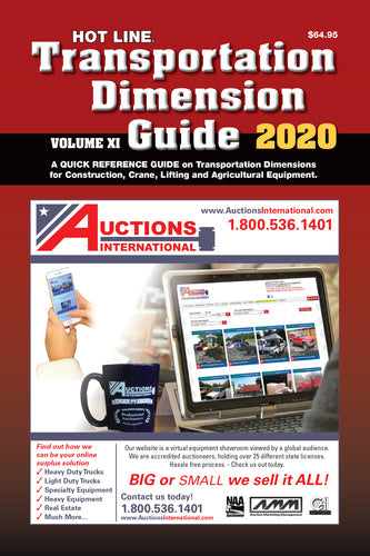 2020 Hot Line Transportation Dimension Guide (Last Year Published)